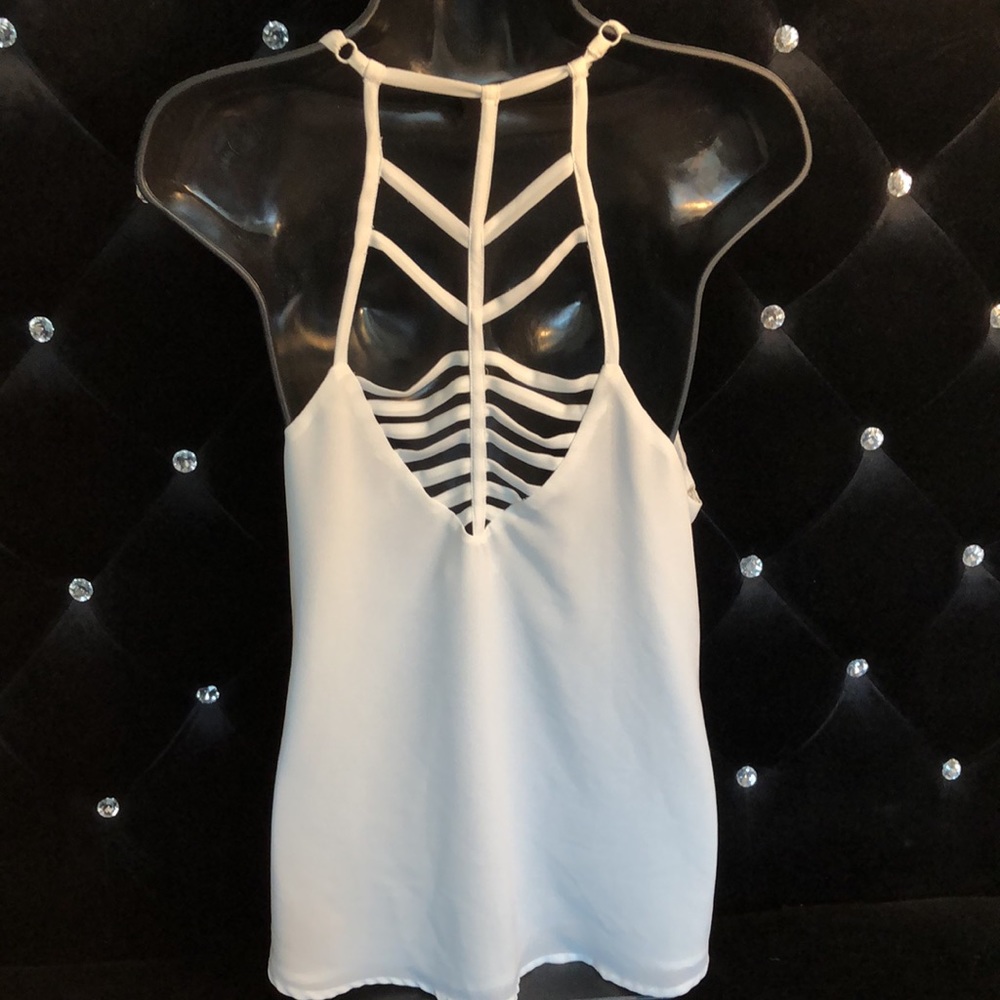 Boutique Tank Top with Detailed Back